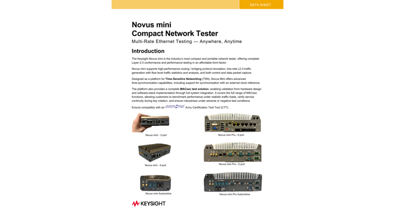 Novus Mini Compact Network Tester